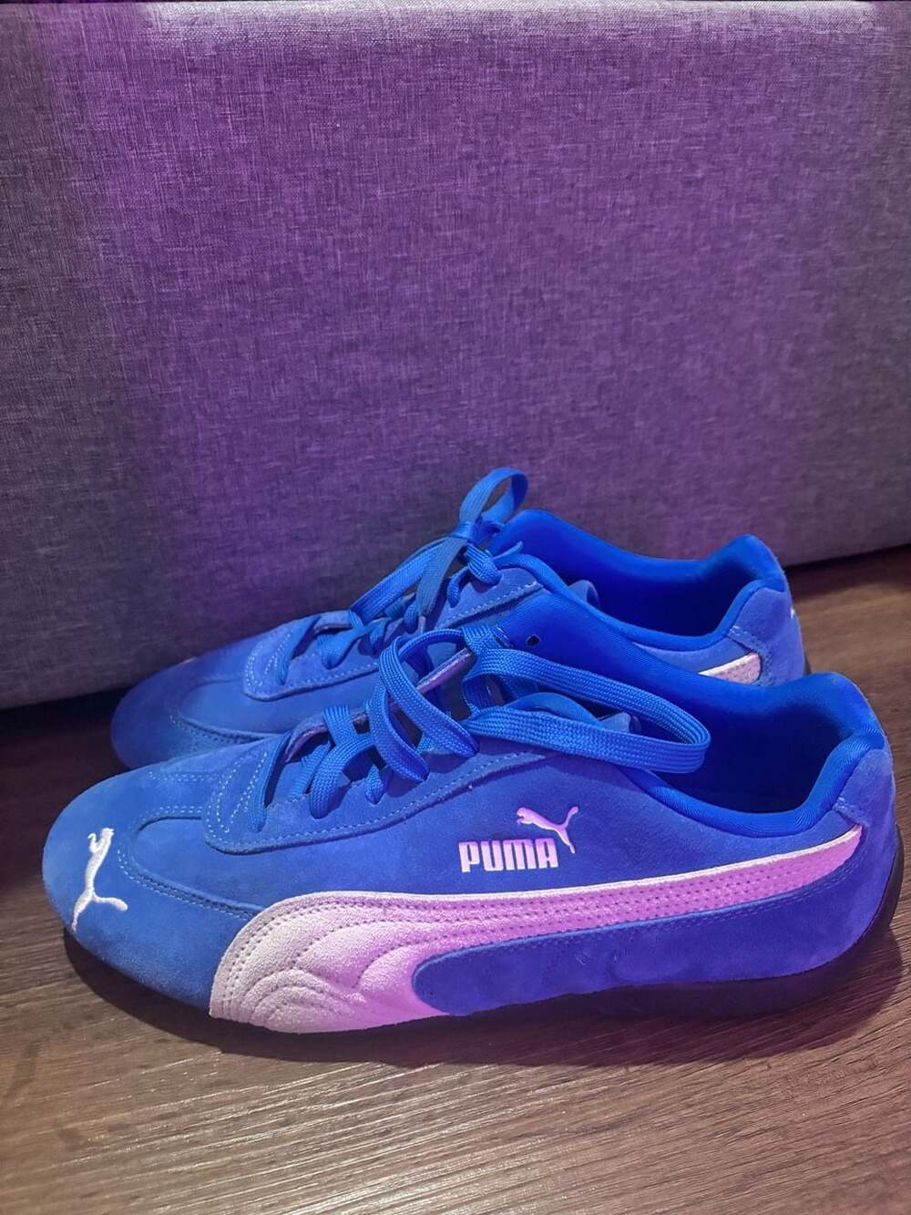 Puma Speedcat OG Athletic Shoe Blue White 9.5M